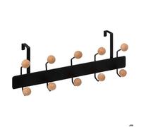 FIVE Simply Smart - Patère de Porte "10 Boules" 44cm Noir & Naturel Noir G