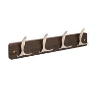 Patère 4 Tiges Design "Ziny" 45cm Marron