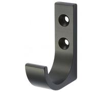 Patère - aluminium extrudé - noir HERMETA
