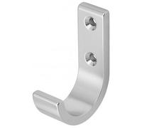 Patère courbe -hauteur 55 mm - argent HERMETA