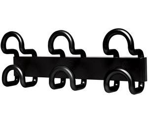 Patère Design UNILUX - 3 patères - noir