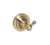 Patère double RETRO en bronze 6,5x6,5x6,5 cm