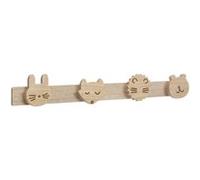 Atmosphera – Patère enfant Wild – Bois et pin – 55 x 8,5 cm