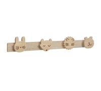 Atmosphera – Patère enfant Wild – Bois et pin – 55 x 8,5 cm