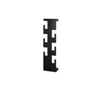 Patère Murale Design "6 Crochets" 60cm Noir