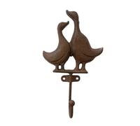 Patère murale en forme de canards en fonte, solution de rangement décorative pour manteaux, chapeaux, sacs, crochets en métal pour entrée