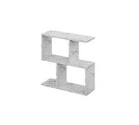 Patère murale Nimes MDF Métal 75x4x13 cm Naturel Noir
