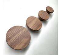 Patère murale ronde en bois de noisetier non traité PLT pour chambre à coucher, salle de bain, chambre d'enfant, décoration scandinave