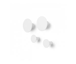 Patère PONTO, set de 4 pc, blanc, Blomus