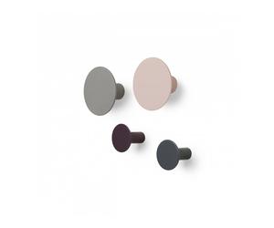 Patère PONTO, set de 4 pc, multicolore, Blomus