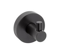Patère simple murale DARK en laiton noir 5,5cm x 5,5cm x 5cm (104106020)