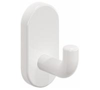 Patère simple - nylon - blanche - pour salle de bain NORMBAU