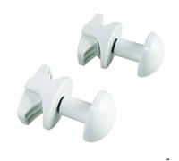 Patères ""O"" blanches - SOMATHERM FOR YOU - Pour tubes ronds - Accessoires sèche-serviette