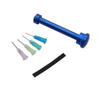 Pâtes à souder en alliage d ' aluminium Distributeur de de flux Seringues manuelles Propulsion Masque de soudure UV Kit de soudage à poussoir d ' huile de soudage à l ' encre avec pièces et ruban