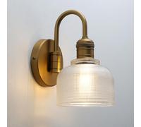 Pathson Vintage Col de Cygne Applique Murale Industriel E27 Luminaires | Intérieur Abat-jour en Verre Bol Lampe Murale pour Salle à Manger Cuisine Miroir de Vanité Farhouse Bureau Maison Bar