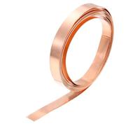 PATIKIL 0.5mm x 10mm x 2000mm Rouleau Feuille Cuivre, 99.9% Pure Bande Cuivre Plaque Métallique Feuille Pour Projet DIY Joyaux Artisanat Réparation Électrique