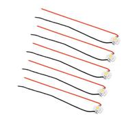 PATIKIL 0.6" LED Puce Ampoule, 5 Paquet 350mA 1W Aluminium Substrat COB Lumière Perles Lumière avec Fil pour Bricolage Éclairage Fixations, Naturel Blanc 4000-4500K