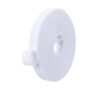 PATIKIL 0,6 pouce x 33 pieds Ruban adhésif crochet et boucle Blanc | Bandes en nylon double face, Attaches câble réutilisables, Rouleau Ruban gestion cordon polyvalent pour maison et bureau