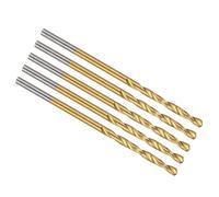 PATIKIL 1.4mm Foret Hélicoïdal, Mèche M42 8% Cobalt Acier Rapide, Tige Droite 135° Revêtement Nitrure de Titane (TiN) pour Métal Acier Inoxydable, Forets à Métaux à Haute Dureté, 5 PCS