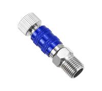 PATIKIL 1/8 Adaptateurs de Connecteur Pour Aérographe Raccord Rapide Bleu | 1 Pièce, Pour Aérographe, Déconnexion Rapide Pour Tuyau D'Aérographe