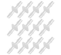 PATIKIL 1/9" - 1/8" 12 Pcs Raccords en Plastique pour Tuyau, Raccords Tube Réducteur, Adaptateur Tuyau, Kit Jonction pour Système d'air, Gaz, Eau, Tuyau d'Aquarium, Pompe