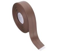 PATIKIL 1" x 16.4 ft Ruban De Calfeutrage, Bandes De Calfeutrage En PVC Auto-Adhésif Ruban D'étanchéité Protège-Bords Imperméable Pour Accessoires De Salle De Bain, Marron