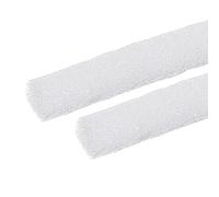 PATIKIL 10 mm x 15 m Backer Rod Joint d'étanchéité en caoutchouc mousse, 2 Rouleaux Bande Ronde En Mousse Solide, Pour Bricolage Scellé Manchon, Construction Maison Voiture, Blanc