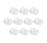 PATIKIL 10 Pack Pinces de Tubulure en Plastique, Pince de Tube Réglable de 3/16"-5/16" pour le Contrôle du Débit de Valve de Pincement de Laboratoire pour Tubulure de Débit