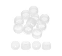 PATIKIL 10 Pcs Adaptateur Pour Bouteille 27mm Transparent | Bouchons Adaptateurs Pour Bouteille Avec Trou De 4.4mm Pour Distributeurs Liquides Huile Bouteilles Plastique Verre Bouchon