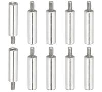 PATIKIL 10 Pcs M2x16+4mm Entretoises En Acier Inoxydable Postes D'extension Vis Adaptateurs Filetés Métriques Mâle Femelle Entretoise Pour PCB, Ordinateur & Kit Assortiment Circuit Imprimé