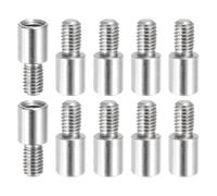 PATIKIL 10 Pcs M5x10+8mm Entretoises En Acier Inoxydable Vis De Raccordement D'Extension, Adaptateurs Filetés Métriques Mâle Femelle Espaceur Pour PCB, Ordinateur & Kit Assortiment
