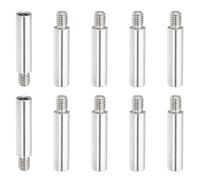 PATIKIL 10 Pcs M6x35+8mm Entretoises En Acier Inoxydable Vis De Rallonge Postes, Adaptateurs Filetés Métriques Mâle Femelle Pour PCB, Quadcopter Drone, Ordinateur & Kit D'Assortiment