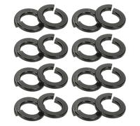 PATIKIL #10 Rondelles Grower, 180pcs Rondelles Grower Fendues En Acier Inoxydable 304 Avec Revêtement De Zinc Noir Pour Vis Boulons Écrous, #10 x 8mm x 1.5mm