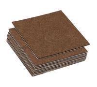 PATIKIL 100x100mm Patin en Feutre pour Meuble, 10 Pcs 2mm Épaisseur Coussinet en Feutre Carré Doux, Adhésif, Antidérapant, Anti-Rayures, pour Lampe, Meubles, Bricolage, Artisanat, Café