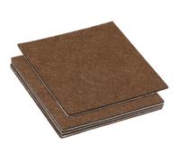 PATIKIL 100x100mm Patin en Feutre pour Meuble, 5 Pcs 2mm Épaisseur Coussinet en Feutre Carré Doux, Adhésif, Antidérapant, Anti-Rayures, pour Lampe, Meubles, Bricolage, Artisanat, Café