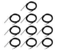 PATIKIL 10K Capteur Température NTC 10 Pcs 200cm 1% 3740 Étanche | Sonde de Température en Cuivre Transmetteur de Température Numérique avec Rallonge pour Climatiseurs et Réfrigérateurs