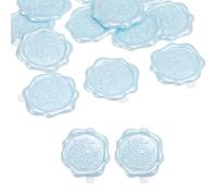 PATIKIL 12 Pcs Autocollants De Cachet De Cire Embossed Auto-Adhésifs Blue | Pour Vous Sticker Pour Enveloppe Lettre Invitation De Mariage Carte Emballage Cadeau
