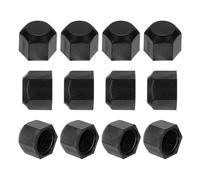 PATIKIL 12 pièces 1/2" Bouchon en plastique Filetage femelle 3/4-16UNF Noir | 1/2" pièces, Bouchon de valve Prise d'arrêt pour Ligne de gaz hydraulique, Raccord de tube à bride SAE 45 degrés