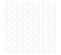 PATIKIL 120 Pièces Rondelles Plates en Nylon M5 Blanc | Joints Plats en Plastique, Rondelles d'Étanchéité de Remplacement pour Boulon de Fixation, 5mm ID 8mm OD 1mm Épaisseur