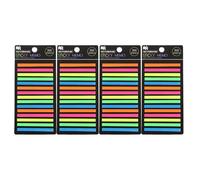 PATIKIL 1200 Pcs Bandeses, 1.97 x 0.16 Pouces Notes Adhésives Transparentes Marqueurs Autocollants Amovibles Et s
