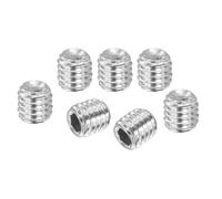 PATIKIL 120pcs Vis sans tête à six pans creux M3x4mm acier inoxydable 304 | Vis Pointeau, Pour Roulements, Douilles, Poignées De Porte, Lampes, Boutons