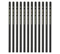 PATIKIL 12Pc Crayons 5B Pour Dessin, Crayons Hexagonaux Pour Esquisse Dessin Ecriture Art Débutants Artistes, Noir