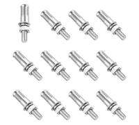 PATIKIL 12Pcs Boulons d'Expansion M8 x 50mm Boulons d'Expansion Argent | en Acier Inoxydable 304, Ancrage de Manchon de Boulon de Vis pour Mur en Béton Brique Mur en Plaques de Plâtre