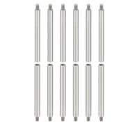PATIKIL 12Pcs M4 Entretoises, 55+6mm Entretoise Filetée M4 en Acier Inoxydable Kit de Vis 4mm ID 6mm OD Adaptateurs de Filetage Métrique Mâle Femelle pour Carte de Circuit Imprimé PCB