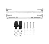 PATIKIL 145mm Support de Fixation Plafonnier, 2 Ensemble Lumière Luminaire Montage Support Plaque Acier Barre Transversale pour suspensions Mur Lumière, avec Vis Rondelle Écrou Trousse