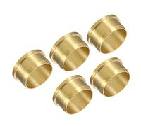 PATIKIL 14mm Tube OD Laiton Compression Manchons Embouts 5 Paquet Laiton Compression Raccord Assortiment Trousse