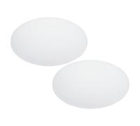 PATIKIL 15" Diamètre Diffuseur D'Abat-Jour, 2 Pcs 2.7mm Épais Feuille Ronde De Diffusion pour Abat-Jour Tambour, suspendu, Bouclier Lumineux DIY, Blanc Translucide