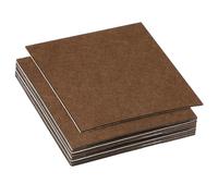 PATIKIL 155x155mm Patin en Feutre pour Meuble, 10 Pcs 2mm Épaisseur Coussinet en Feutre Carré Doux, Adhésif, Antidérapant, Anti-Rayures, pour Lampe, Meubles, Bricolage, Artisanat, Café