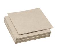 PATIKIL 155x155mm Patin en Feutre pour Meuble, 10 Pcs 2mm Épaisseur Coussinet en Feutre Carré Doux, Adhésif, Antidérapant, Anti-Rayures, pour Lampe, Meubles, Bricolage, Artisanat, Beige