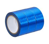 PATIKIL 15mm x 5m Métallique Washi Ruban, 3 Rouleau Masquage Feuille Autocollant Autoadhésif pour Bricolage Art Artisanat Enveloppe Décoration, Foncé Bleu